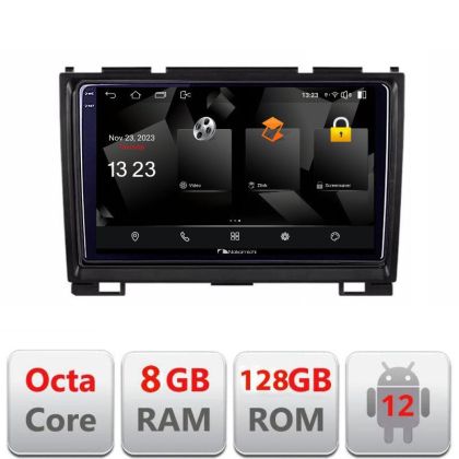 Navigatie Hummer H2 intre anii 2008-2009 Android Octa Core Qualcomm 2K Qled 8+128 DTS DSP 360 4G Optical v3 - imagine 3