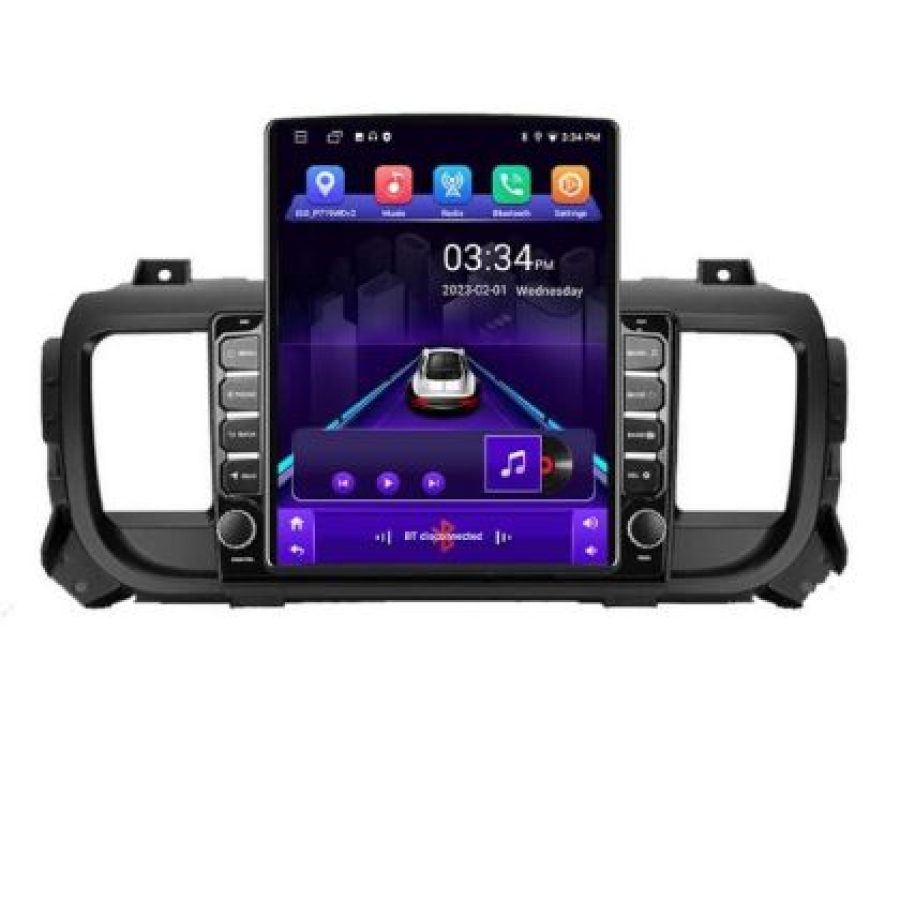 Navigatie Citroen Jumpy Toyota Proace Peugeot Traveller K-jumpy16 ecran tip TESLA 9.7" cu Android Radio Bluetooth Inte v1 - imagine 6