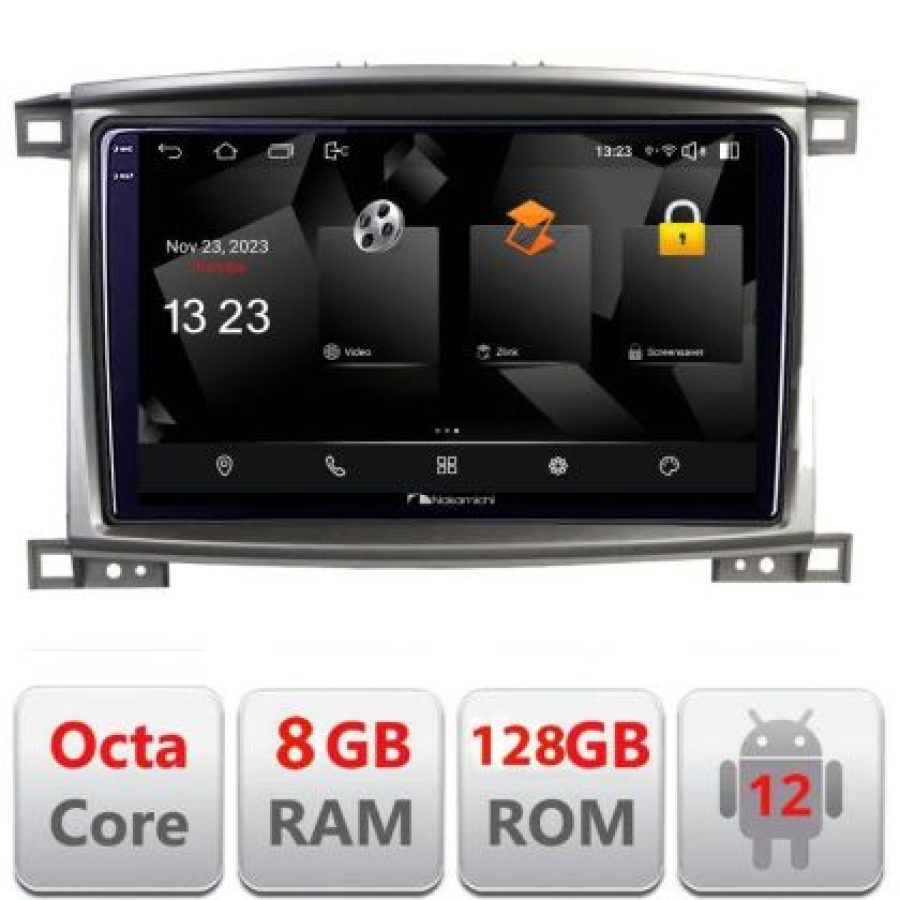 Navigatie Toyota Land Cruiser L100 2002-2008 5960Pro-L100 Android Octa Core Qualcomm 2K Qled 8+128 DTS DSP 360 4G Optical v1 - imagine 3