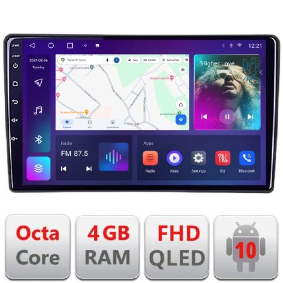 Navigatie Suzuki Splash Opel Agila 2008-2014 Android radio gps internet quad core 4+64 carplay android auto kit-splash-+EDT-E309v3 v1 - imagine 3