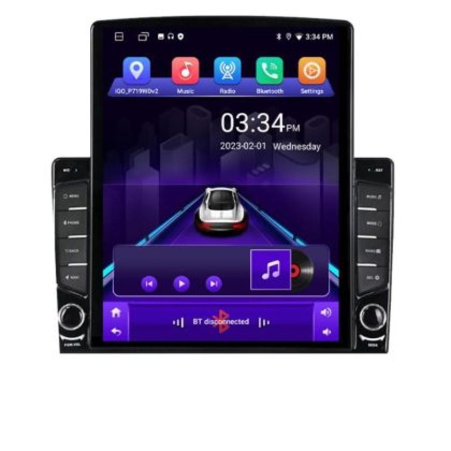 Navigatie Toyota Android radio gps internet quad core 2+32 ecran vertical 9.7" Kit-toyota-universal+EDT-E708 v1 - imagine 6