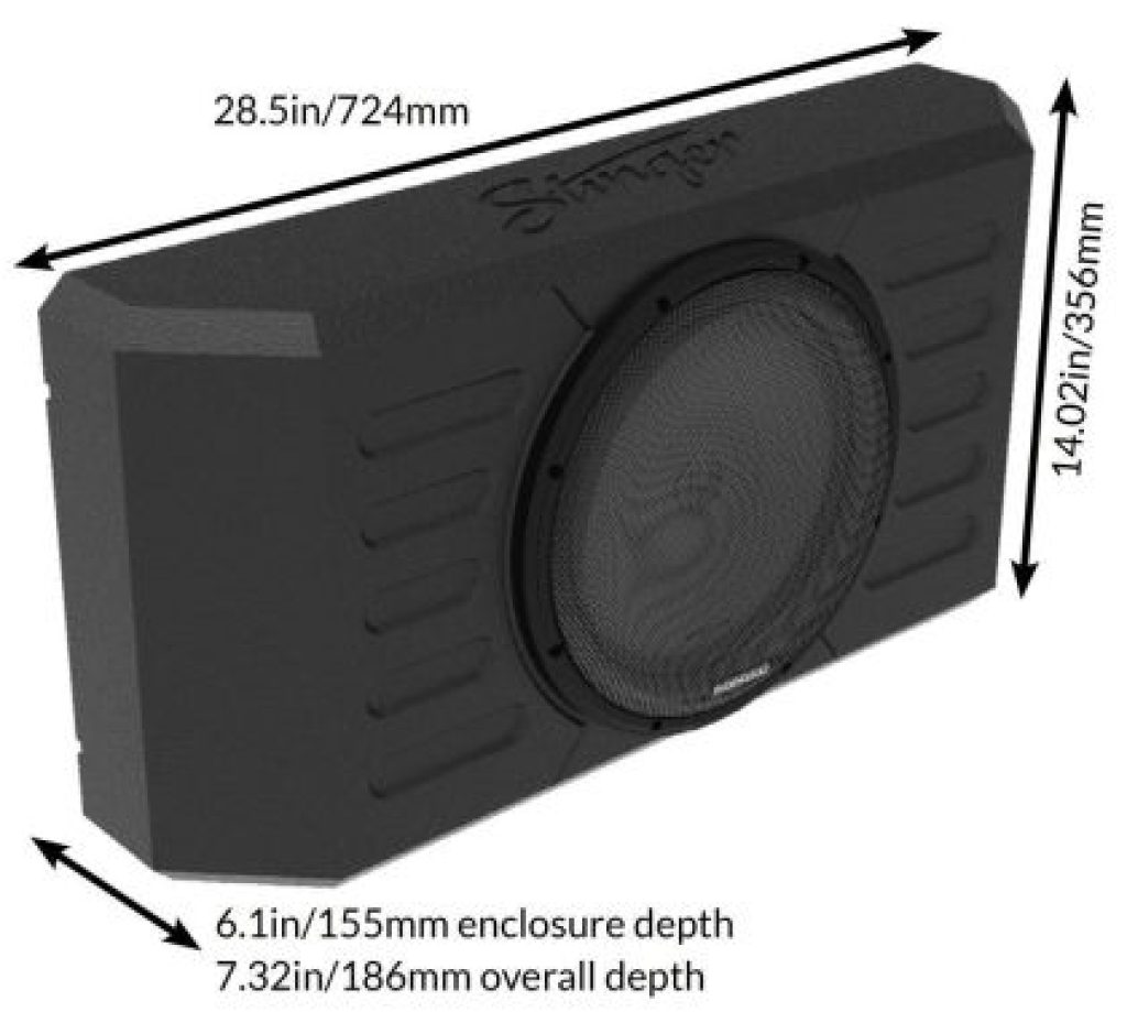 Subwoofer 12" dedicat usa spate JEEP WRANGLER JK/JKU AND JL/JLU - imagine 11