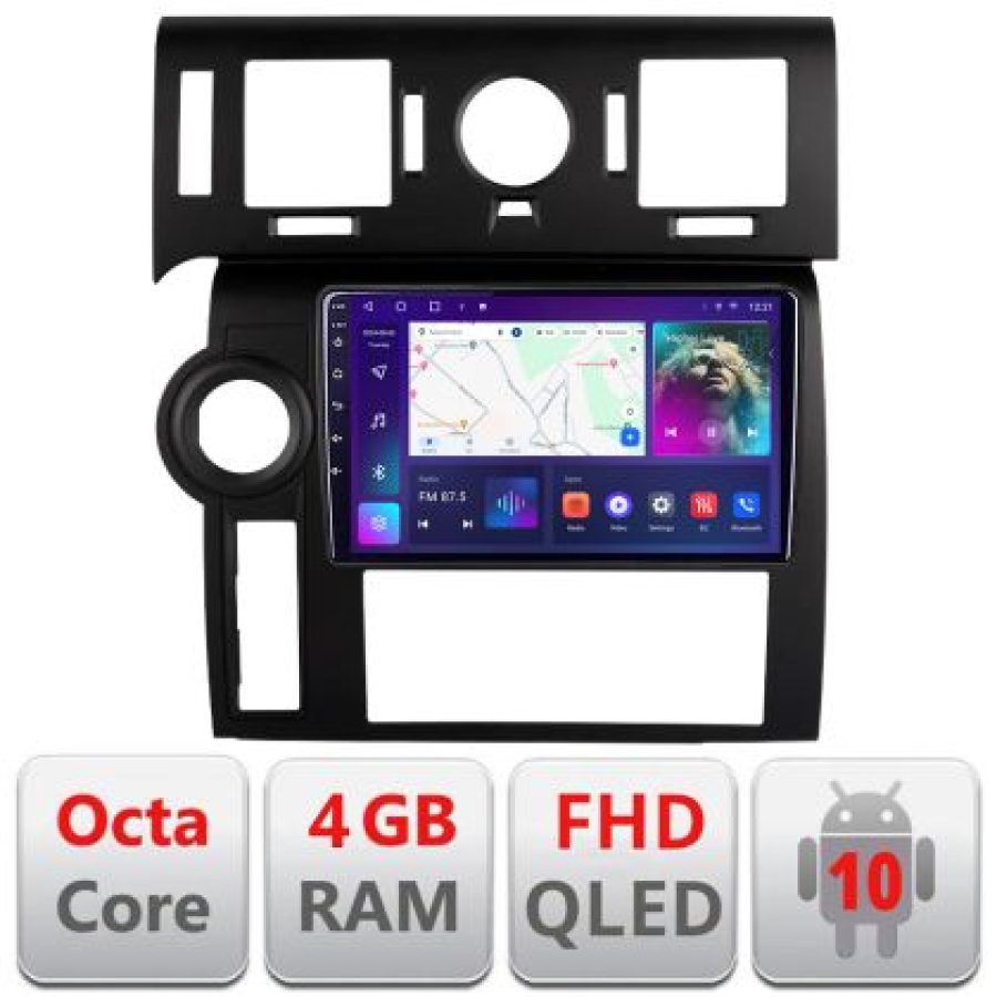 Navigatie dedicata Edonav Hummer H2 2002-2008  Android radio gps internet quad core 2+32 carplay android auto KIT-hummer2002+EDT-E309v3 - imagine 4
