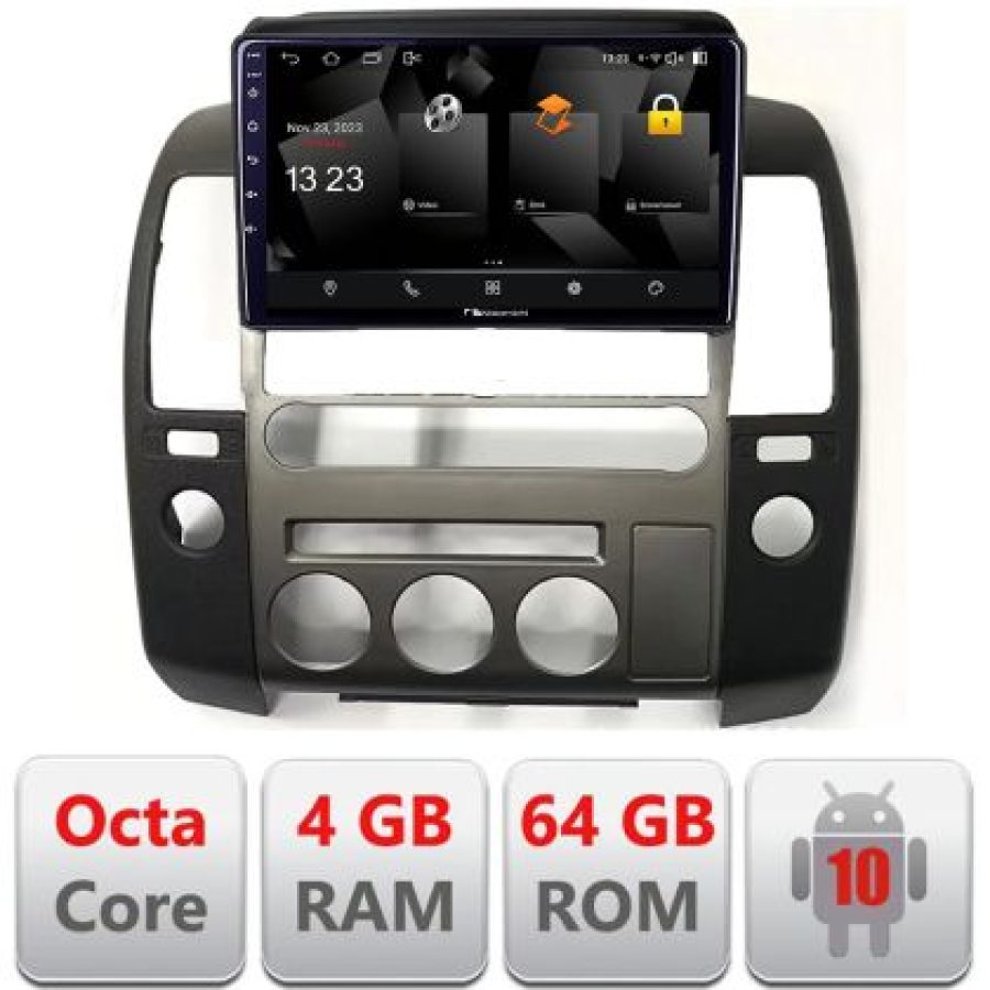 Navigatie dedicata Nakamichi Nissan Patfinder NavaraAndroid Octa Core 720p 4+64 DSP 360 camera carplay android auto - imagine 3
