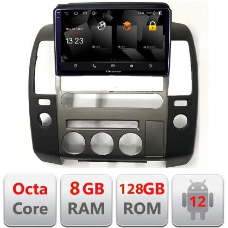 Navigatie dedicata Nakamichi Nissan Patfinder NavaraAndroid radio gps internet octa core 8+128 carplay android auto - imagine 3
