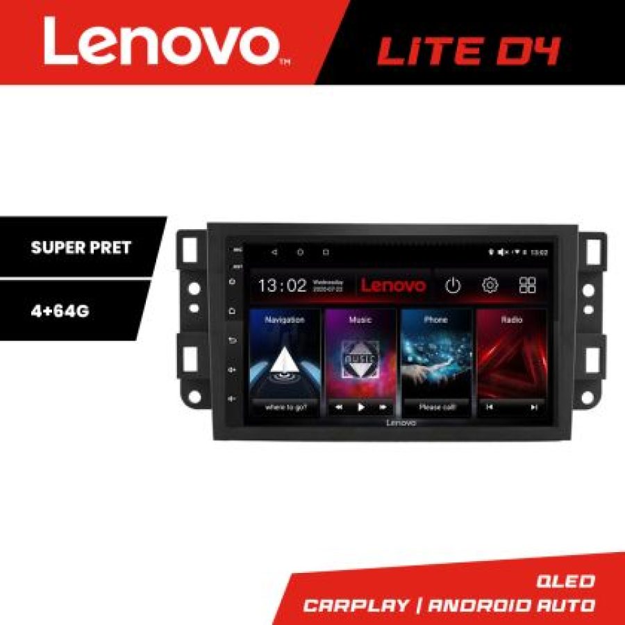 Navigatie Chevrolet Captiva Lenovo Kit-020 4+64 GB Android Waze USB Navigatie Internet Youtube Radio - imagine 3