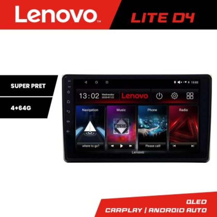 Navigatie Audi A4 B6 Quad Core Lenovo Kit-050 4+64 GB Android Waze USB Navigatie Internet Youtube Radio v1 - imagine 3