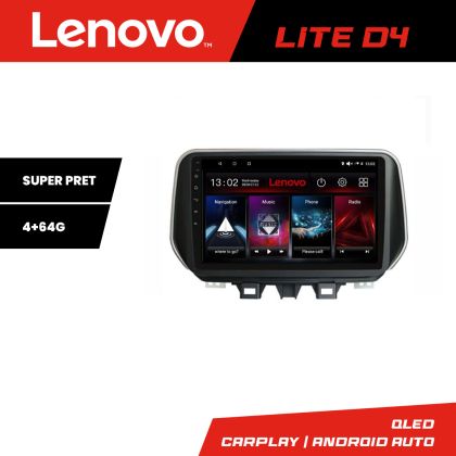 Navigatie Hyundai Tucson 2019 Quad Core Lenovo Kit-1135 4+64 GB Android Waze USB Navigatie Internet Youtube Radio - imagine 3