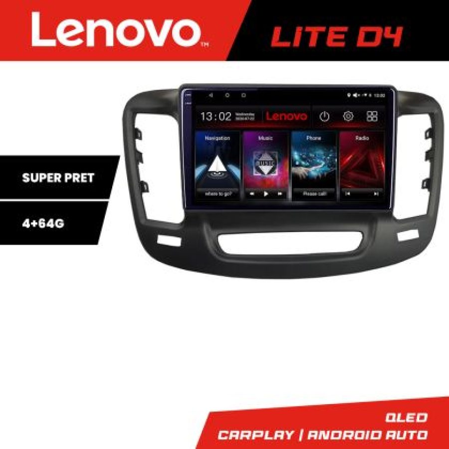 Navigatie Chrysler 200 2015-2019 Android radio gps internet 4+64 Lenovo - imagine 3