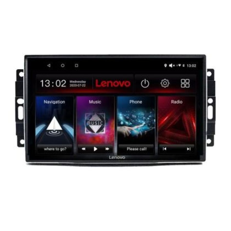 Navigatie Chrysler Jeep Lenovo Kit-202 4+64 GB Android Waze USB Navigatie Internet Youtube Radio v2 - imagine 4
