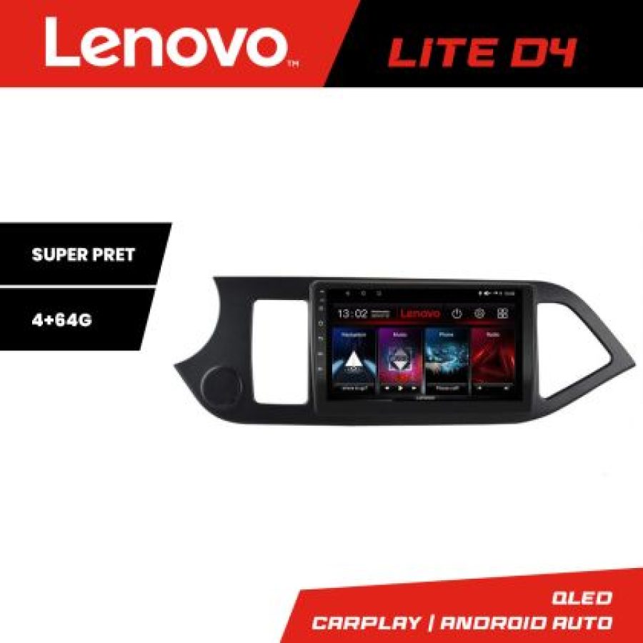 Navigatie Kia Picanto 2011-2015 Lenovo Kit-217 4+64 GB Android Waze USB Navigatie Internet Youtube Radio - imagine 3
