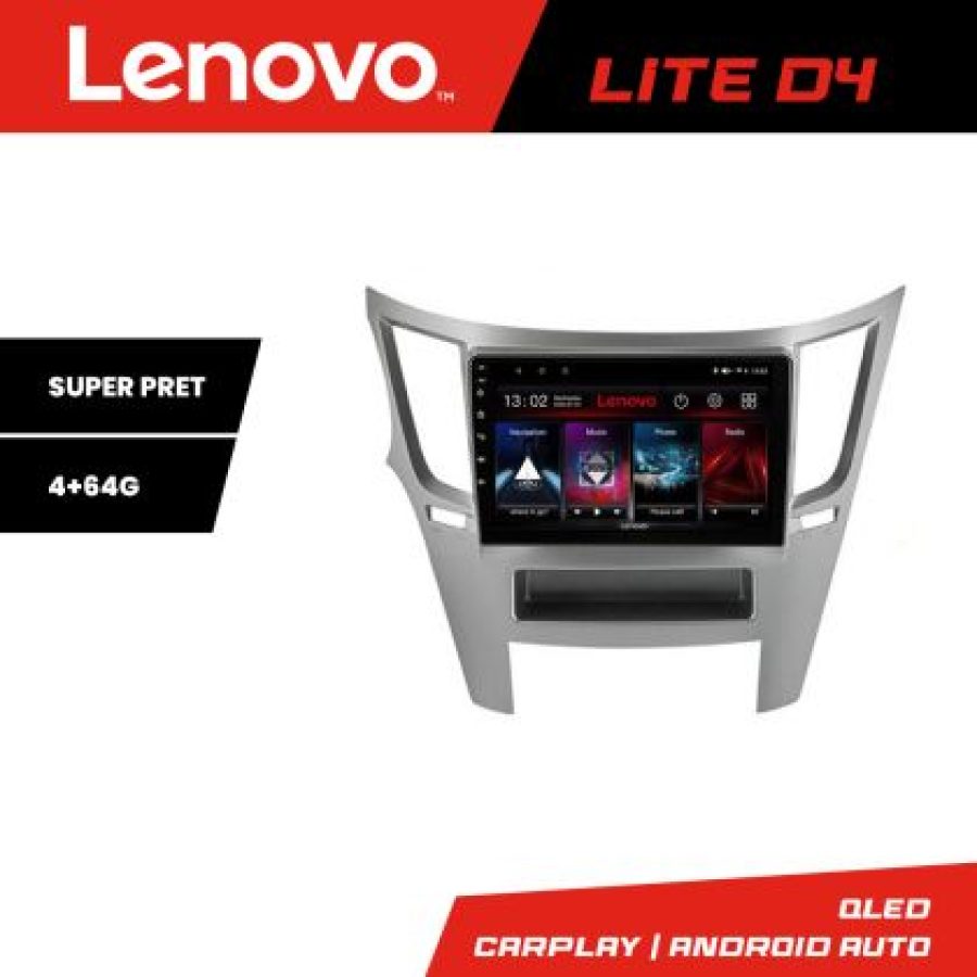 Navigatie Subru Legacy 2010-2015 Lenovo Kit-458 4+64 GB Android Waze USB Navigatie Internet Youtube Radio - imagine 3