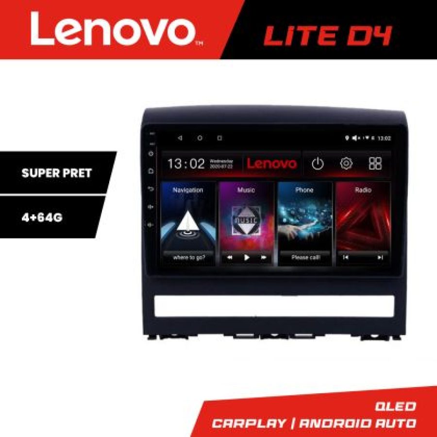 Navigatie Fiat Albea 2009-2014 Lenovo Kit-ALBEA 4+64 GB Android Waze USB Navigatie Internet Youtube Radio - imagine 3