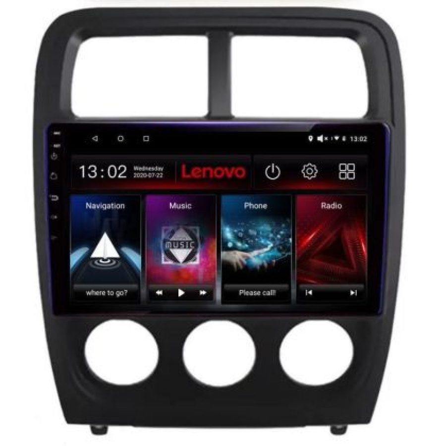 Navigatie Dodge Caliber 2010-2012 Lenovo Kit-CALIBER 4+64 GB Android Waze USB Navigatie Internet Youtube Radio - imagine 4