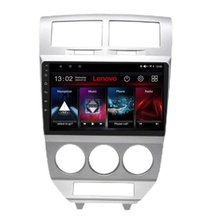 Navigatie Dodge Caliber 2006-2010 Lenovo Kit-caliber-06 4+64 GB Android Waze USB Navigatie Internet Youtube Radio - imagine 4