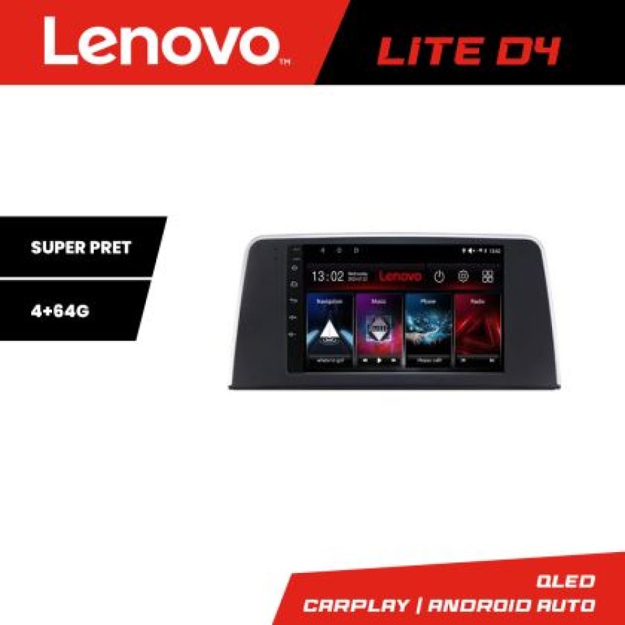 Navigatie BMW Seria 3 F30 2012-2016 4+64 GB Android Waze USB Navigatie Internet Youtube Radio Lenovo - imagine 3
