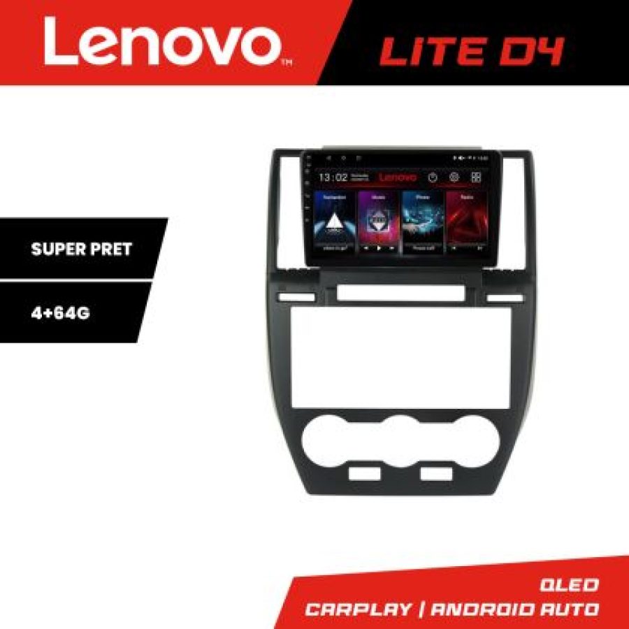 Navigatie LandRover Freelander 2 2006-2012 Lenovo Kit-freelander2 4+64 GB Android Waze USB Navigatie Internet Youtube Radio - imagine 3