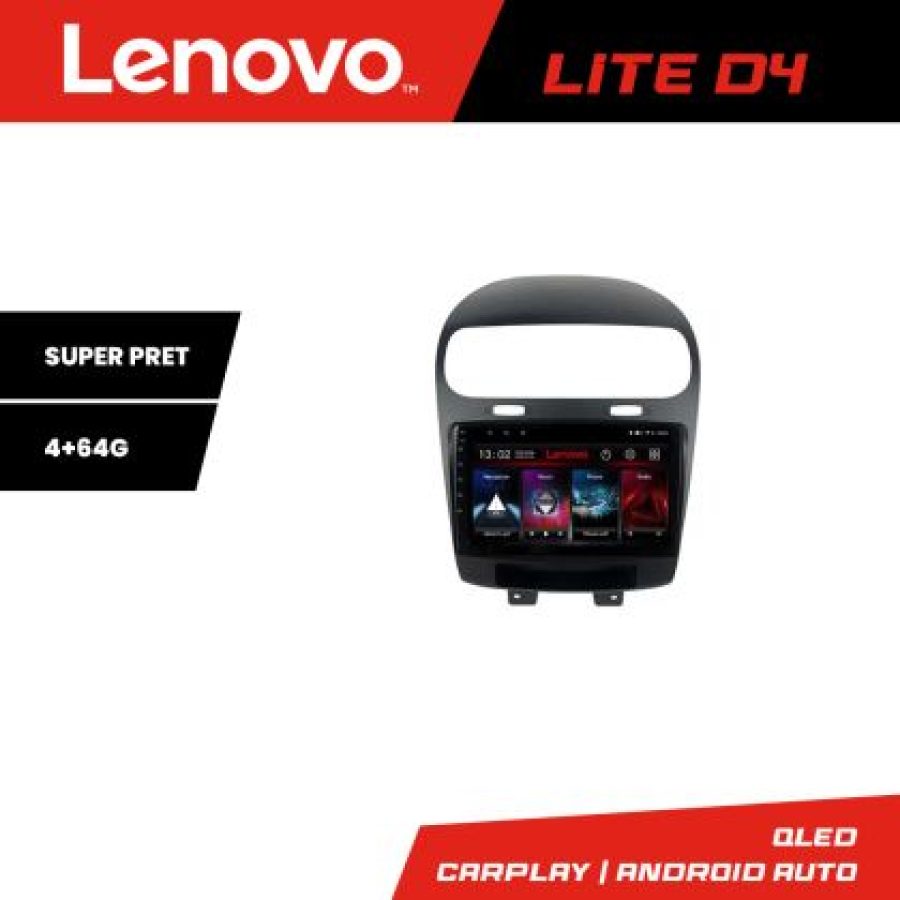 Navigatie Fiat Freemont Dodge Journey 2012-2019 Android radio gps internet 4+64 Lenovo - imagine 3