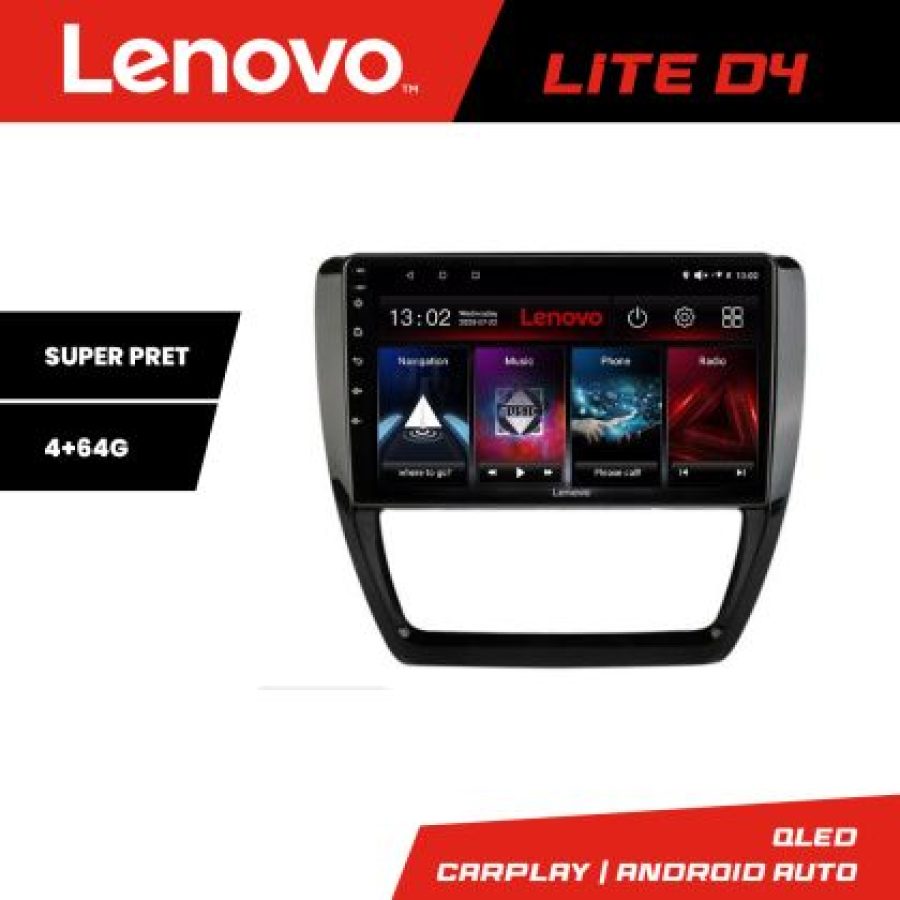 Navigatie VW Jetta 2011-2018 Lenovo Kit-JETTLenovo Kit-15 4+64 GB Android Waze USB Navigatie Internet Youtube Radio - imagine 3