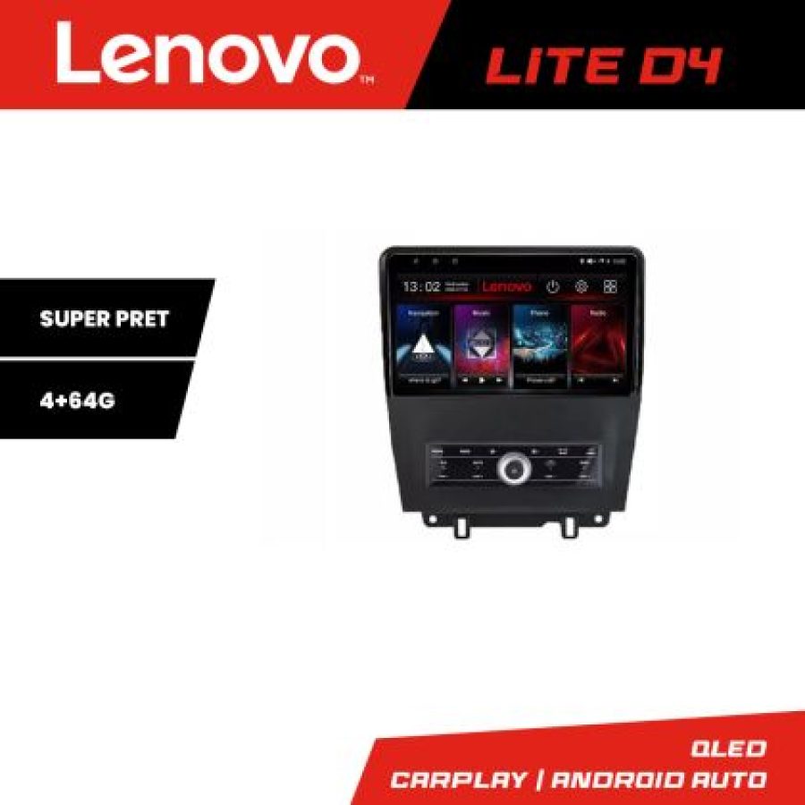 Navigatie Ford Mustang intre anii 2009-2014 Android radio gps internet 4+64 Lenovo - imagine 3