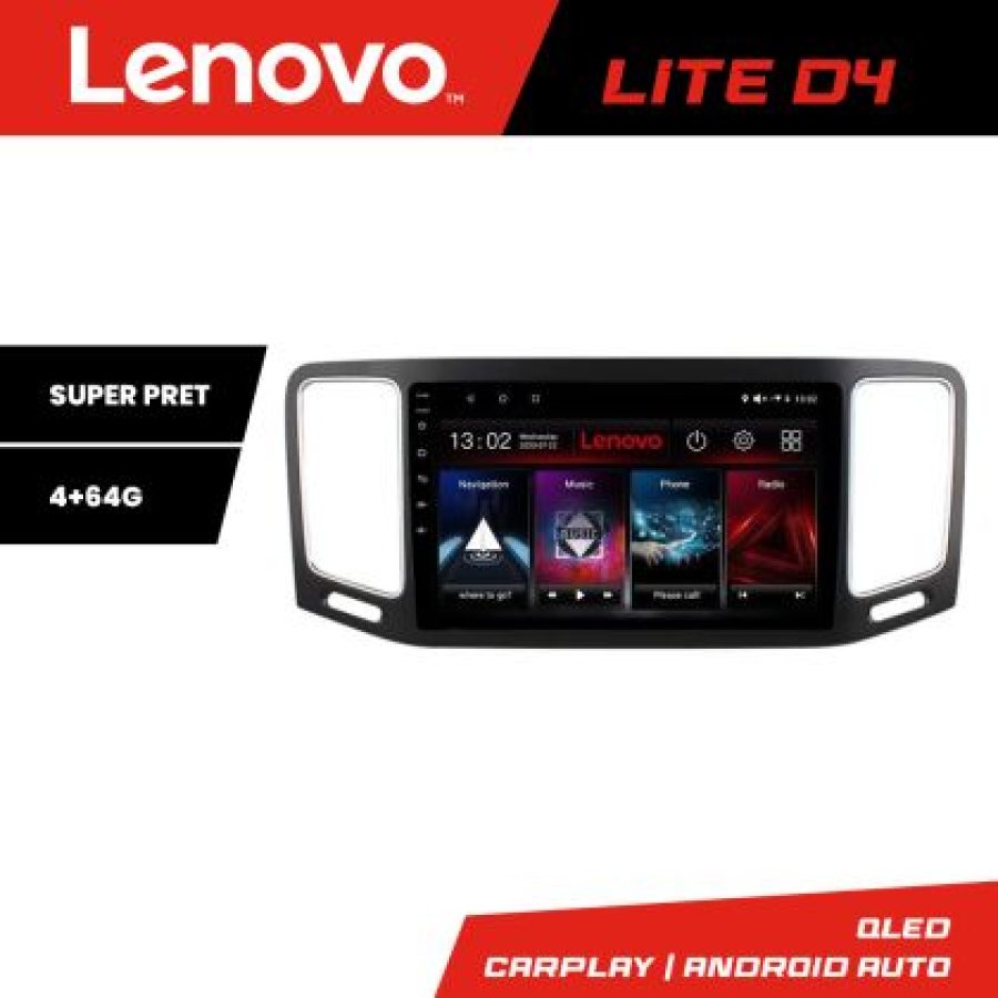 Navigatie VW Sharan 2011-2020 Lenovo Kit-SHARAN 4+64 GB Android Waze USB Navigatie Internet Youtube Radio v1 - imagine 3