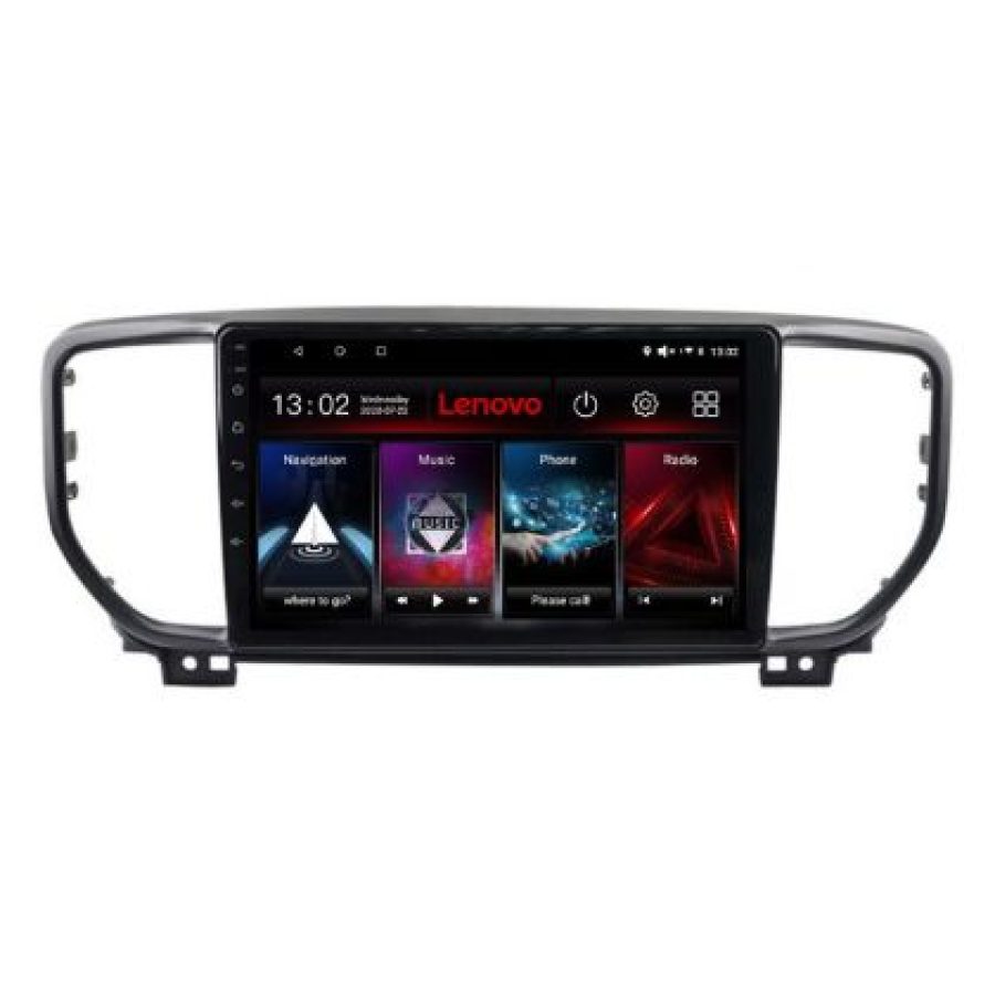 Navigatie Kia Sportage facelift 2019 - Lenovo Kit-sportage-19 4+64 GB Android Waze USB Navigatie Internet Youtube Radio - imagine 4