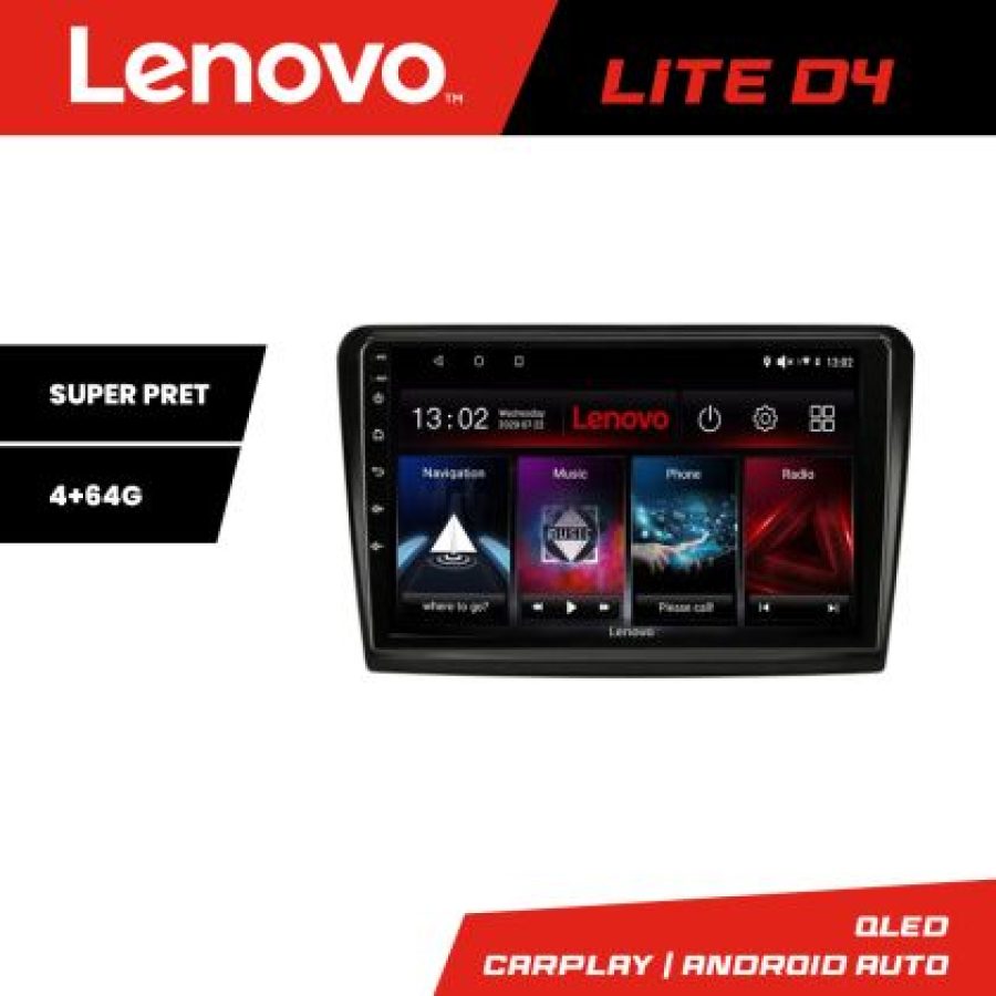 Navigatie Skoda Superb 2 Lenovo Kit-SUPERB2 4+64 GB Android Waze USB Navigatie Internet Youtube Radio - imagine 3