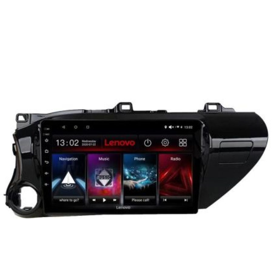 Navigatie Toyota Hilux 2016- Lenovo Kit-TY59 4+64 GB Android Waze USB Navigatie Internet Youtube Radio - imagine 4