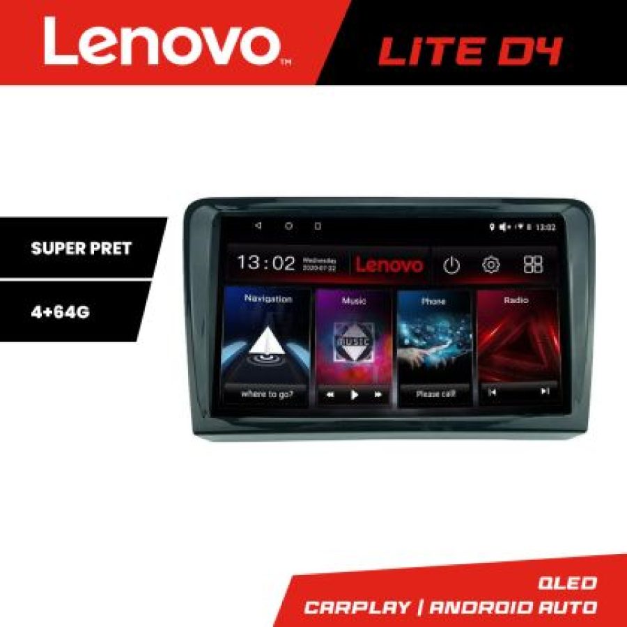 Navigatie VW PQB Lenovo Kit-VW 4+64 GB Android Waze USB Navigatie Internet Youtube Radio v1 - imagine 3