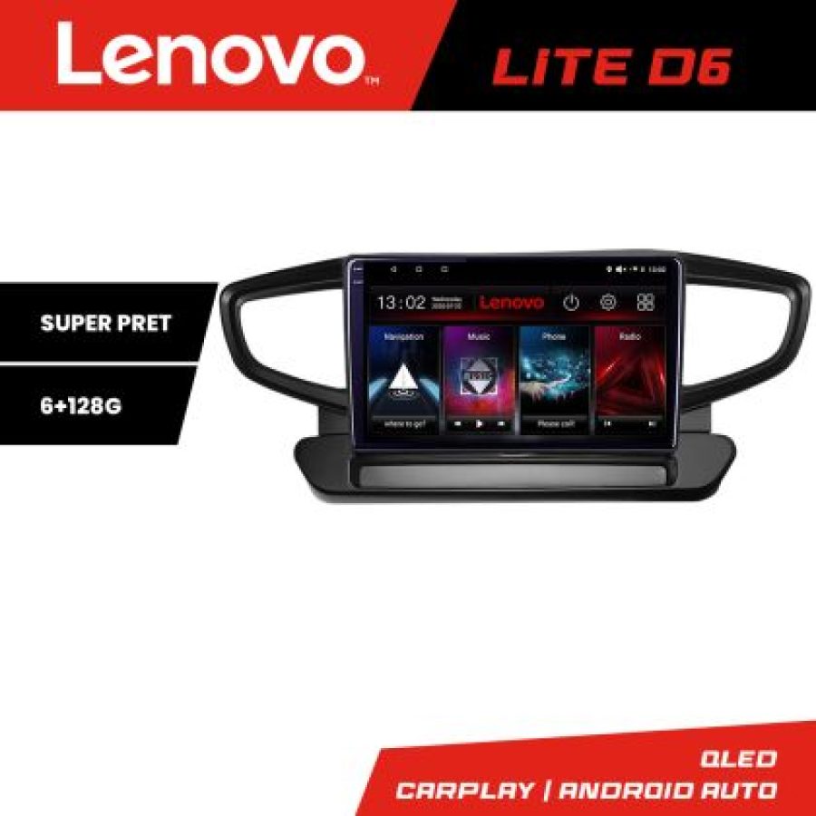 Navigatie Hyundai Ioniq 2016-2020 Android radio gps internet 8 core 6+128 Lenovo - imagine 5