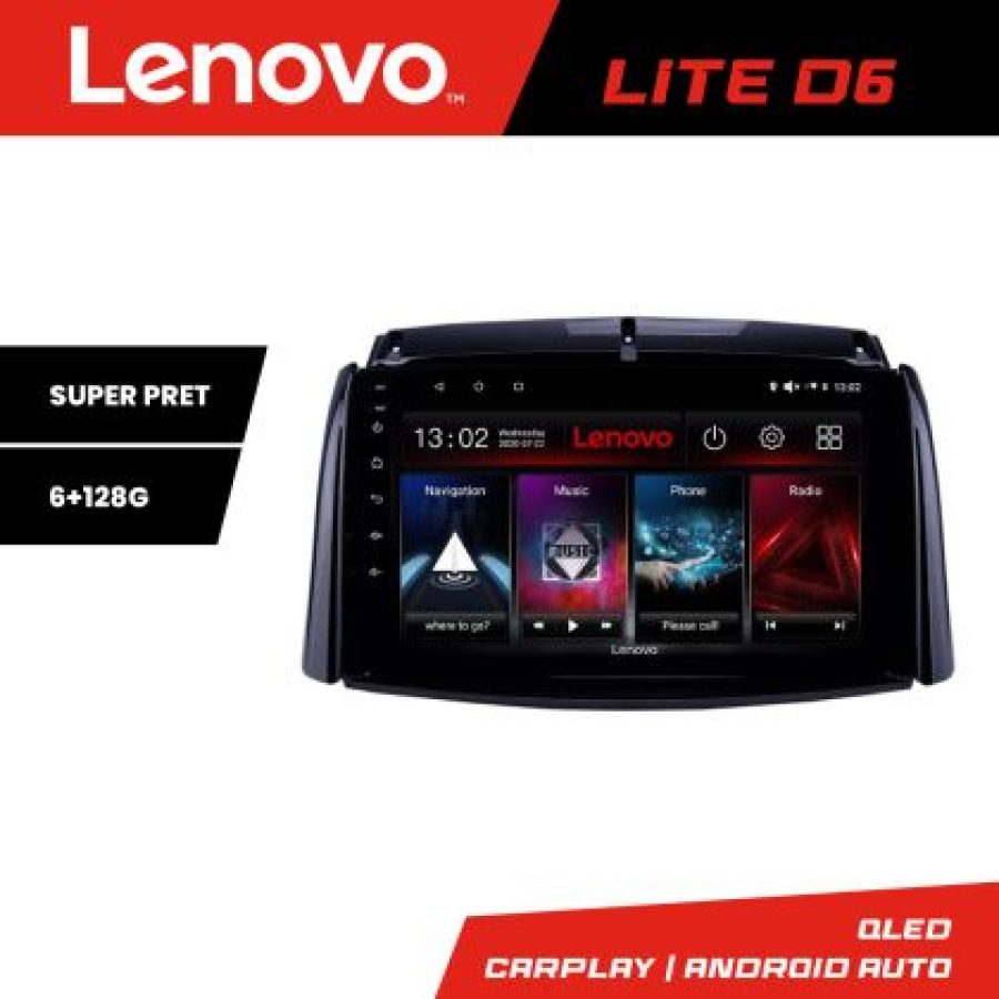 Navigatie Renault Koleos 2009-2016 Lenovo Kit-KOLEOS 8 core 6+128 GB Android Waze USB Navigatie Internet Youtube Radio - imagine 5