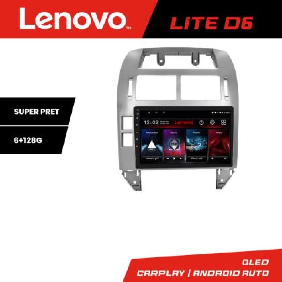 Navigatie VW Polo 2004-2011 Android radio gps internet 8 core 6+128 Lenovo - imagine 5