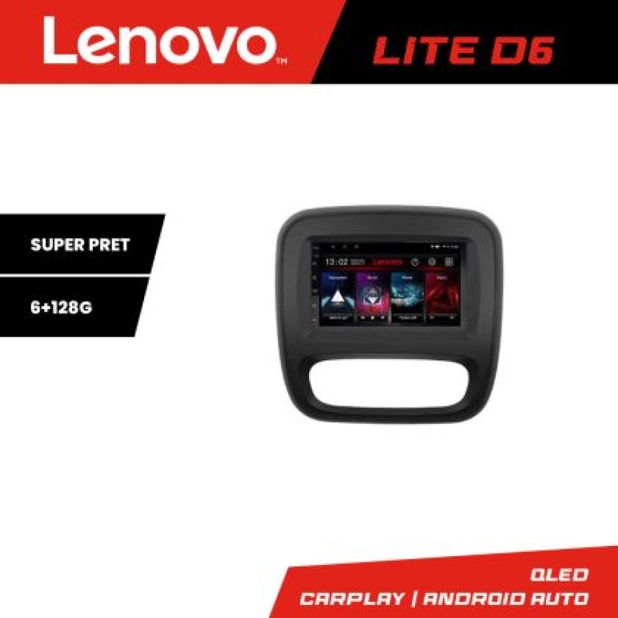 Navigatie Renault Trafic 2014-2017 Lenovo Kit-rt09 8 core 6+128 GB Android Waze USB Navigatie Internet Youtube Radio - imagine 5