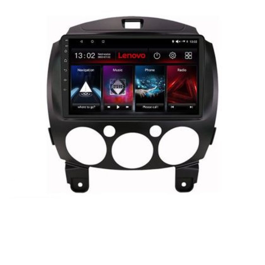 Navigatie Mazda 2 2007-2013 Android radio gps internet 8 core QLED 2K 4+64 360 Lenovo - imagine 4