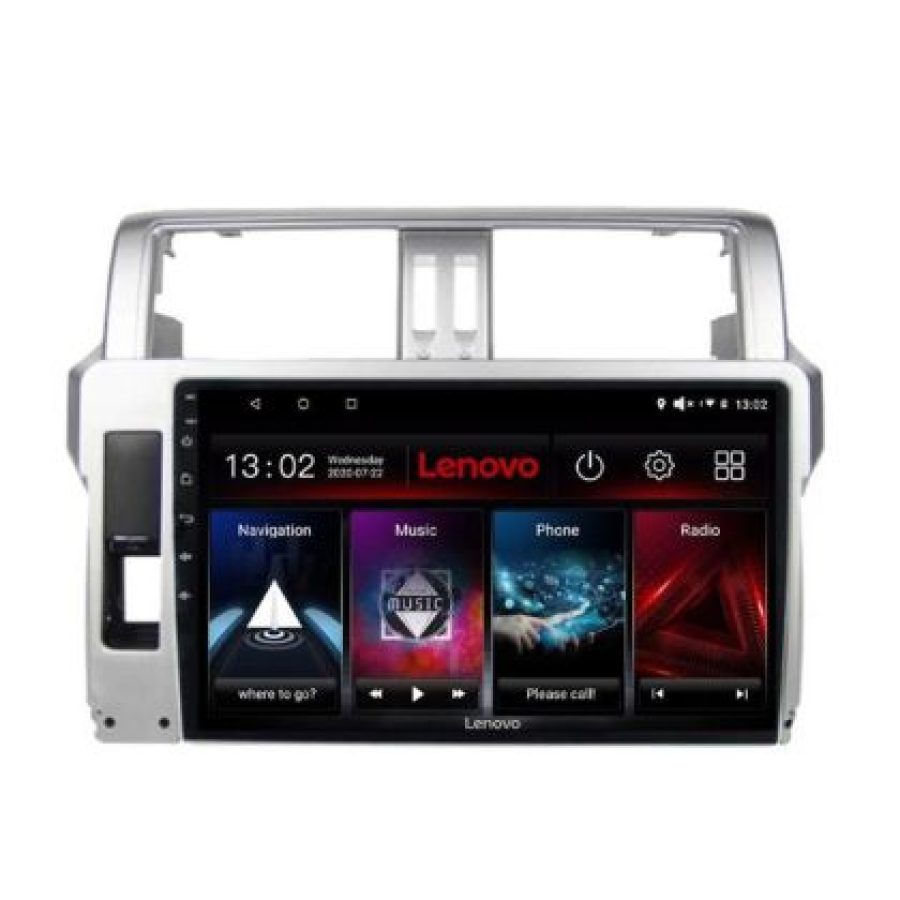 Navigatie Toyota Landcruiser J150 Prado 2014-2017 Lenovo Kit-065 8 core QLED 2K 8+256 360 Android Waze USB Navigatie Internet Youtube Radio - imagine 4