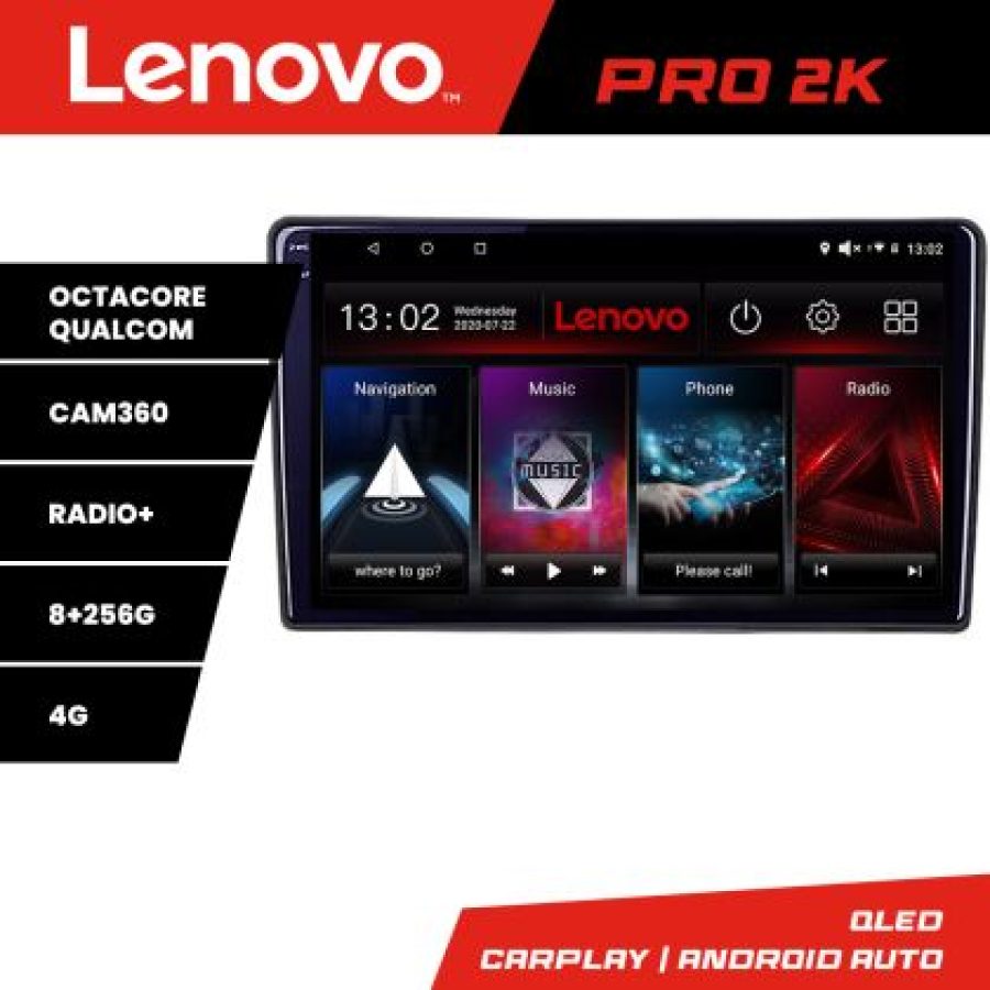 Navigatie Kia Ceed 2007-2009 Android radio gps internet 8 core QLED 2K 8+256 360 Lenovo - imagine 3