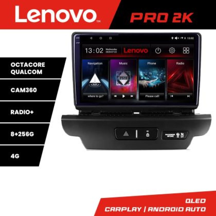 Navigatie Kia Ceed 2018-2020 Android radio gps internet 8 core QLED 2K 8+256 360 Lenovo - imagine 5