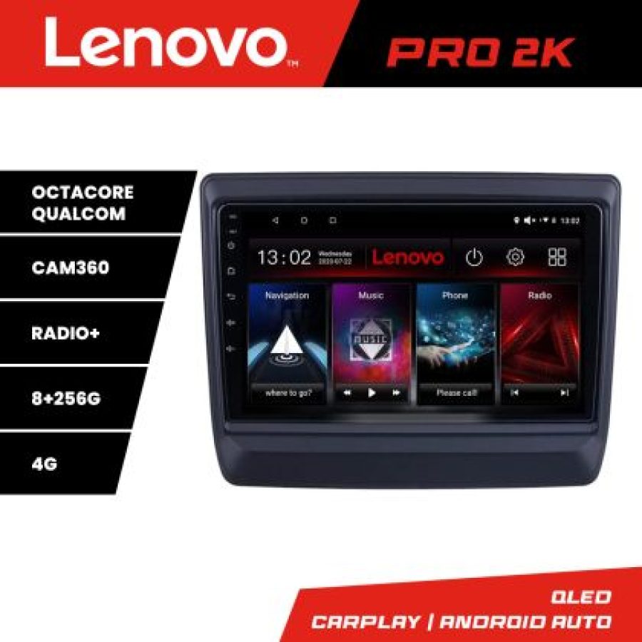 Navigatie Isuzu DMAX 2020- Lenovo Kit-DMAX20 8 core QLED 2K 8+256 360 Android Waze USB Navigatie Internet Youtube Radio - imagine 5