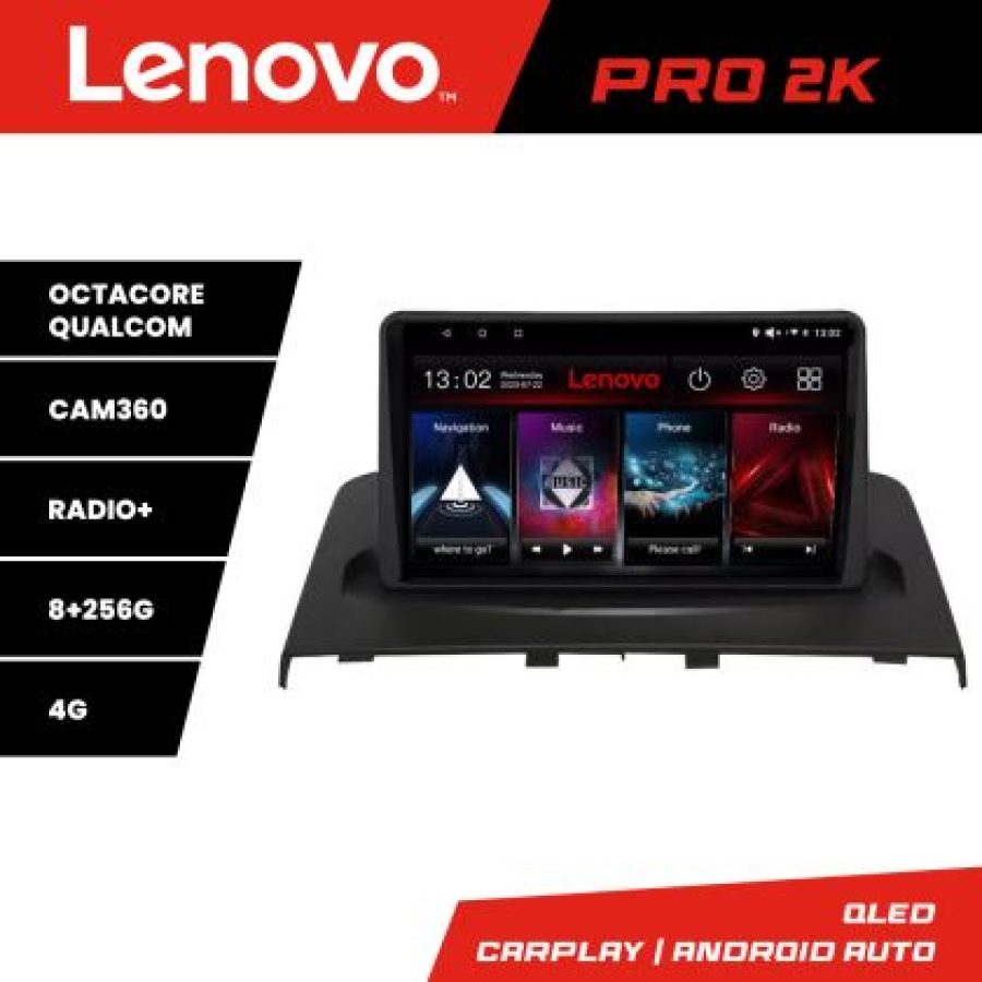 Navigatie Land Rover Freelander 2007-2015 Android radio gps internet 8 core QLED 2K 8+256 360 Lenovo - imagine 3