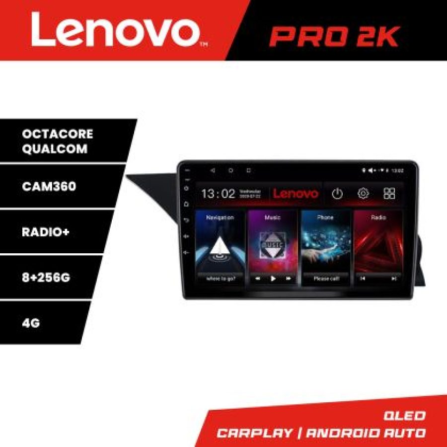 Navigatie Mercedes GLK 2012-2015 NTG4.5 Lenovo Kit-GLK 8 core QLED 2K 8+256 360 Android Waze USB Navigatie Internet Youtube Radio - imagine 5