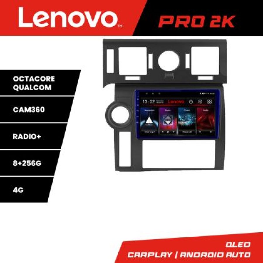 Navigatie Hummer H2 2002-2008 Android radio gps internet 8 core QLED 2K 8+256 360 Lenovo - imagine 5