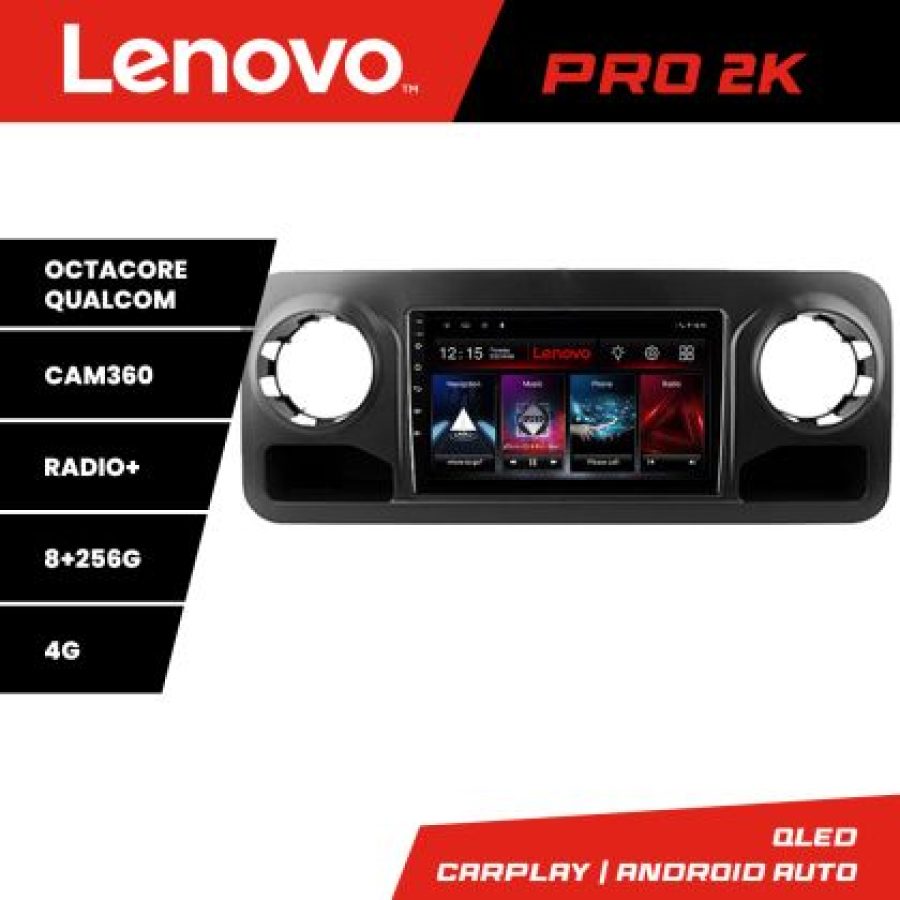 Navigatie Mercedes Sprinter 2018- Android radio gps internet 8 core QLED 2K 8+256 360GB 4-Core Lenovo - imagine 3