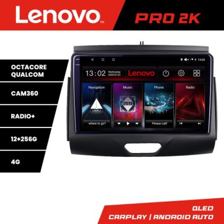 Navigatie Ford Ranger 2015- cu cd Android radio gps internet 8 core QLED 2K 12+256 360 Lenovo - imagine 5