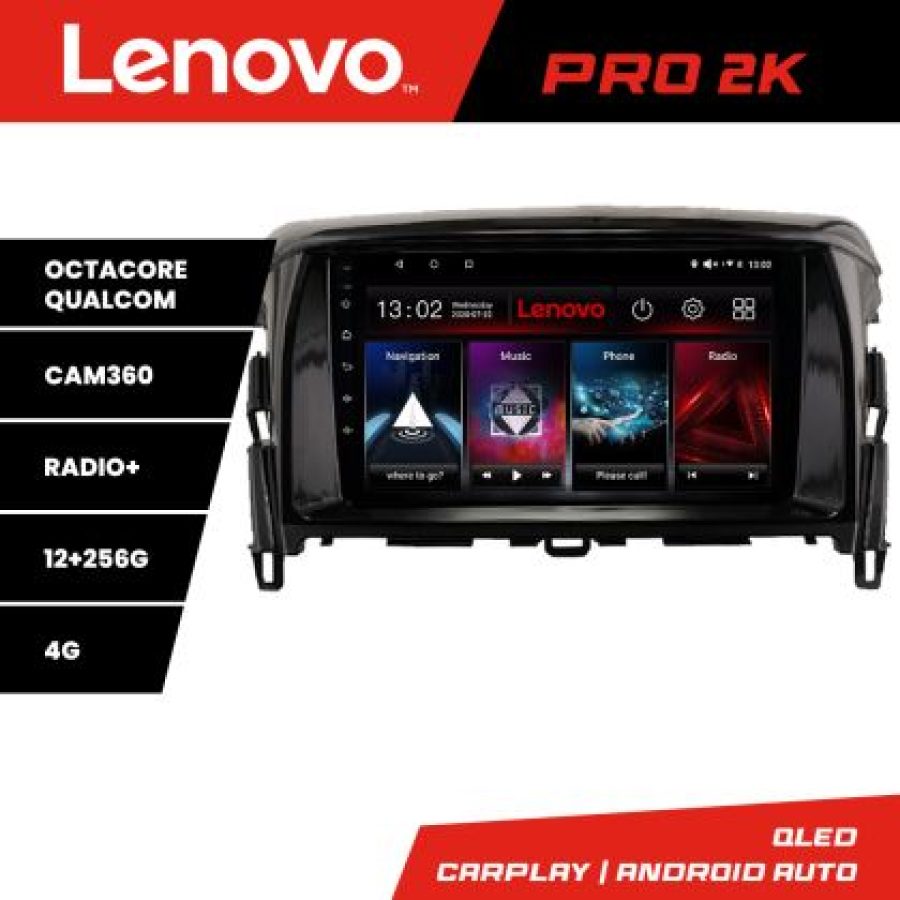 Navigatie Mitsubishi Eclipse Cross 2017- Android radio gps internet 8 core QLED 2K 12+256 360 Lenovo - imagine 5
