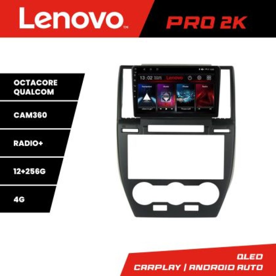 Navigatie LandRover Freelander 2 2006-2012 Lenovo Kit-freelander2 8 core QLED 2K 12+256 360 Android Waze USB Navigatie Internet Youtube Radio - imagine 3