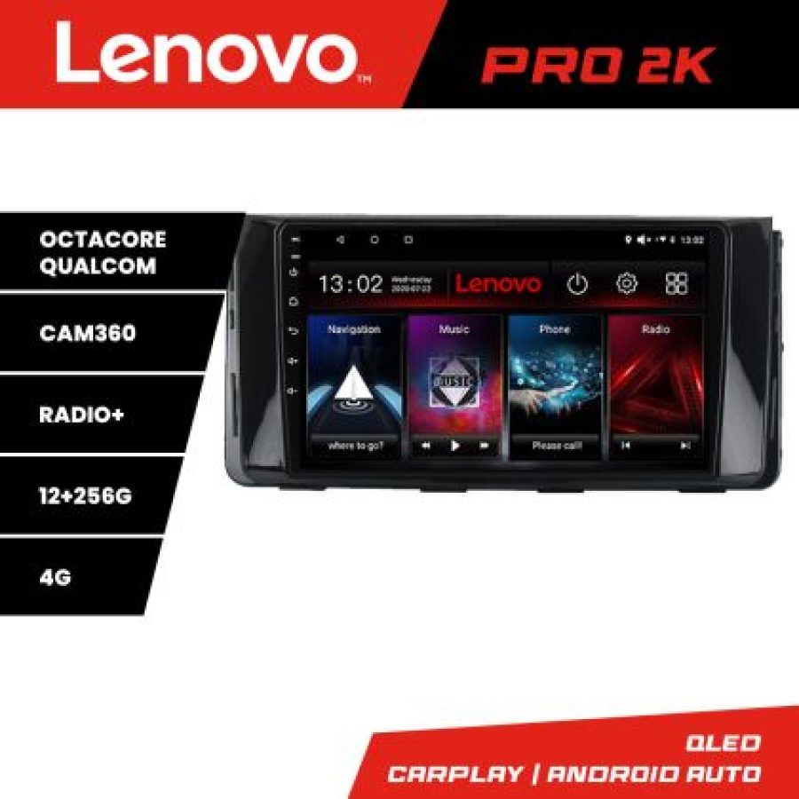 Navigatie Hyundai H350 2016- Android radio gps internet 8 core QLED 2K 12+256 360 Lenovo - imagine 3