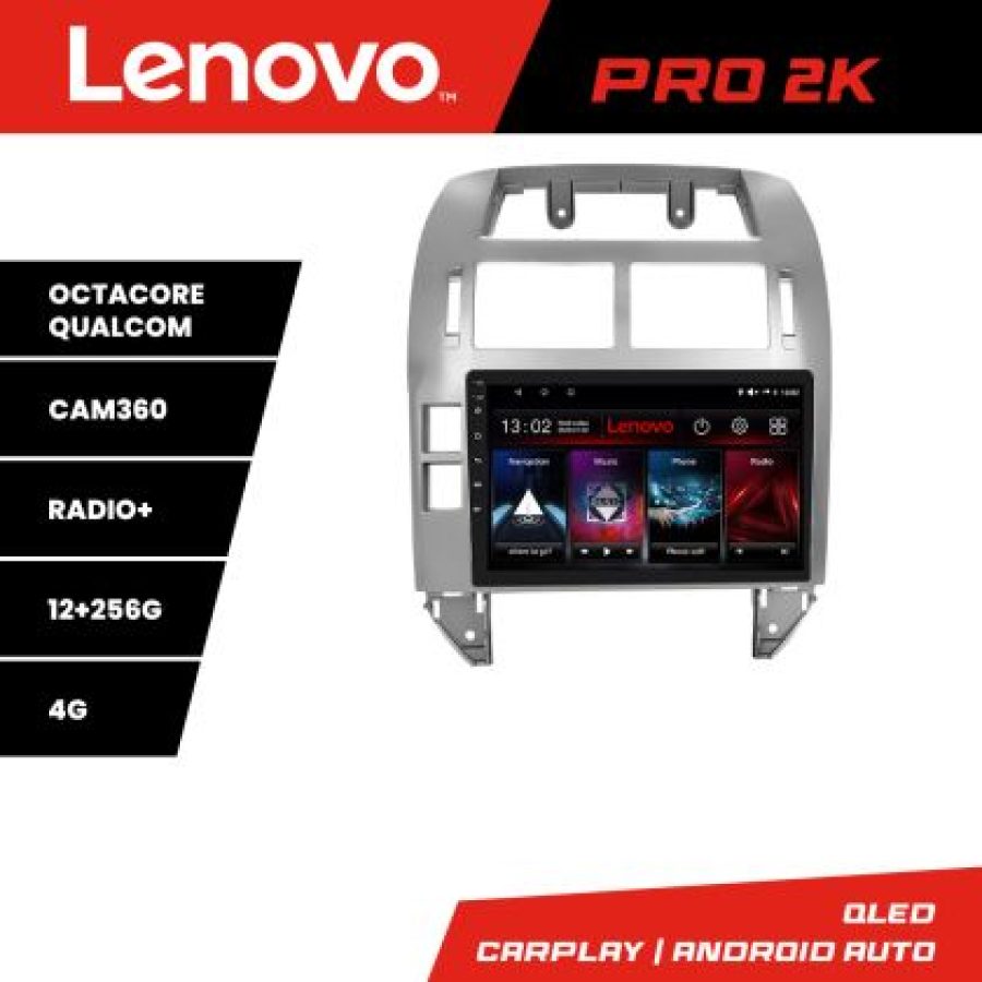 Navigatie VW Polo 2004-2011 Android radio gps internet 8 core QLED 2K 12+256 360 Lenovo - imagine 5
