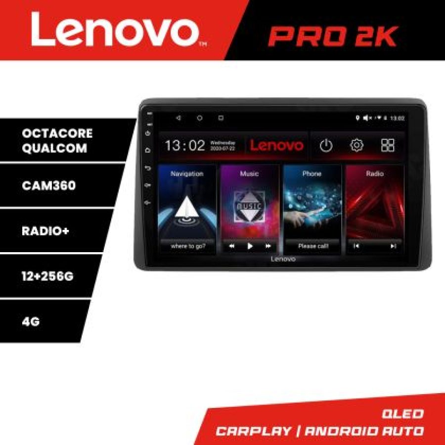 Navigatie DODGE RAM 2019- Android radio gps internet 8 core QLED 2K 12+256 360 Lenovo - imagine 5