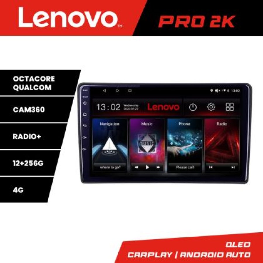 Navigatie Fiat Tipo 2020- Android radio gps internet 8 core QLED 2K 12+256 360 Lenovo - imagine 5