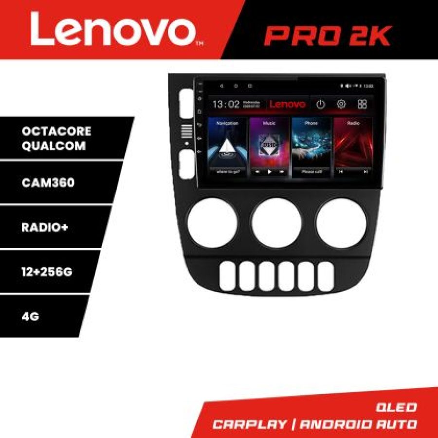 Navigatie Mercedes ML W163 1998-2005 Android radio gps internet 8 core QLED 2K 12+256 360 Lenovo - imagine 3